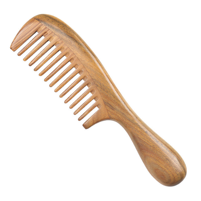 Green Sandalwood Hair Comb