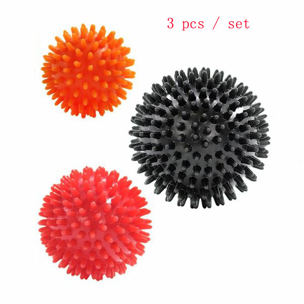 Hard thorn massage ball hand holding thorn ball touch training ball pvc acupressure massage ball yoga ball