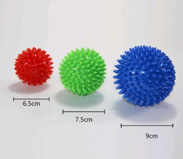 Hard thorn massage ball hand holding thorn ball touch training ball pvc acupressure massage ball yoga ball