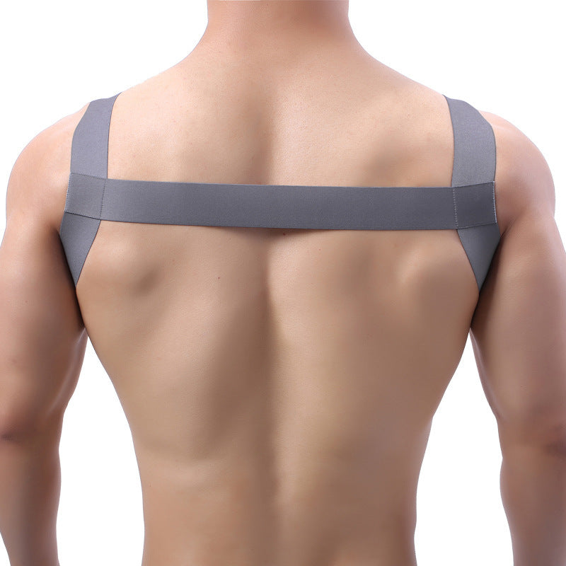 Men's Chest Strap Nylon Stretch Muscle Dancing Performance