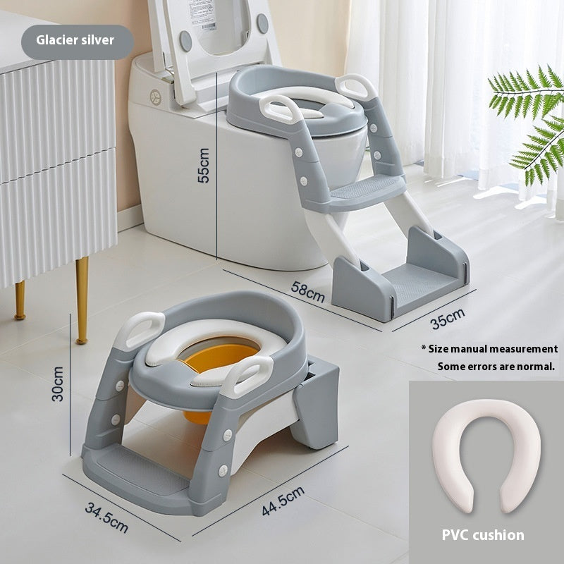 Upgrade Two-in-one Ladder Baby Toilet Stable Self-contained Toilet Children's Toilet Ladder